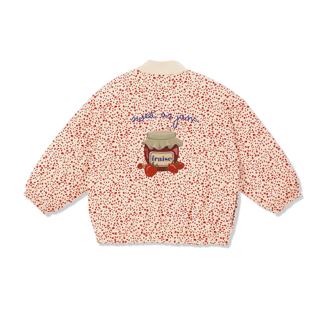Konges Slojd Red Blossom Mist Juno Bomber Print