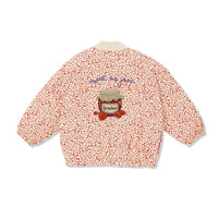 Konges Slojd Red Blossom Mist Juno Bomber Print