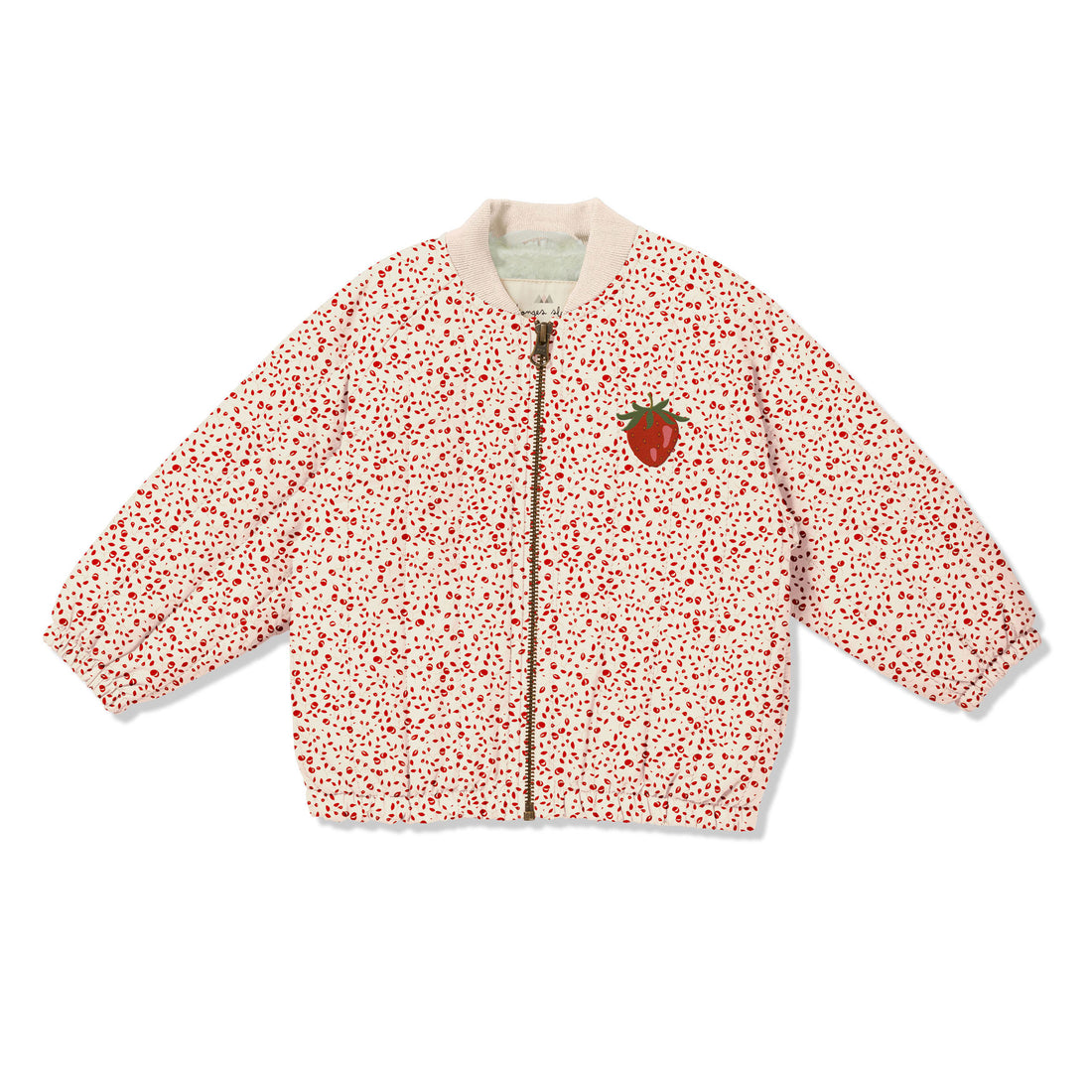 Konges Slojd Red Blossom Mist Juno Bomber Print