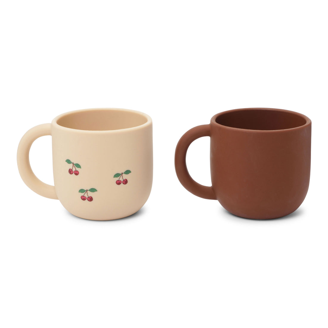 Konges Slojd Cherry 2 Pack Silicone Cup Set