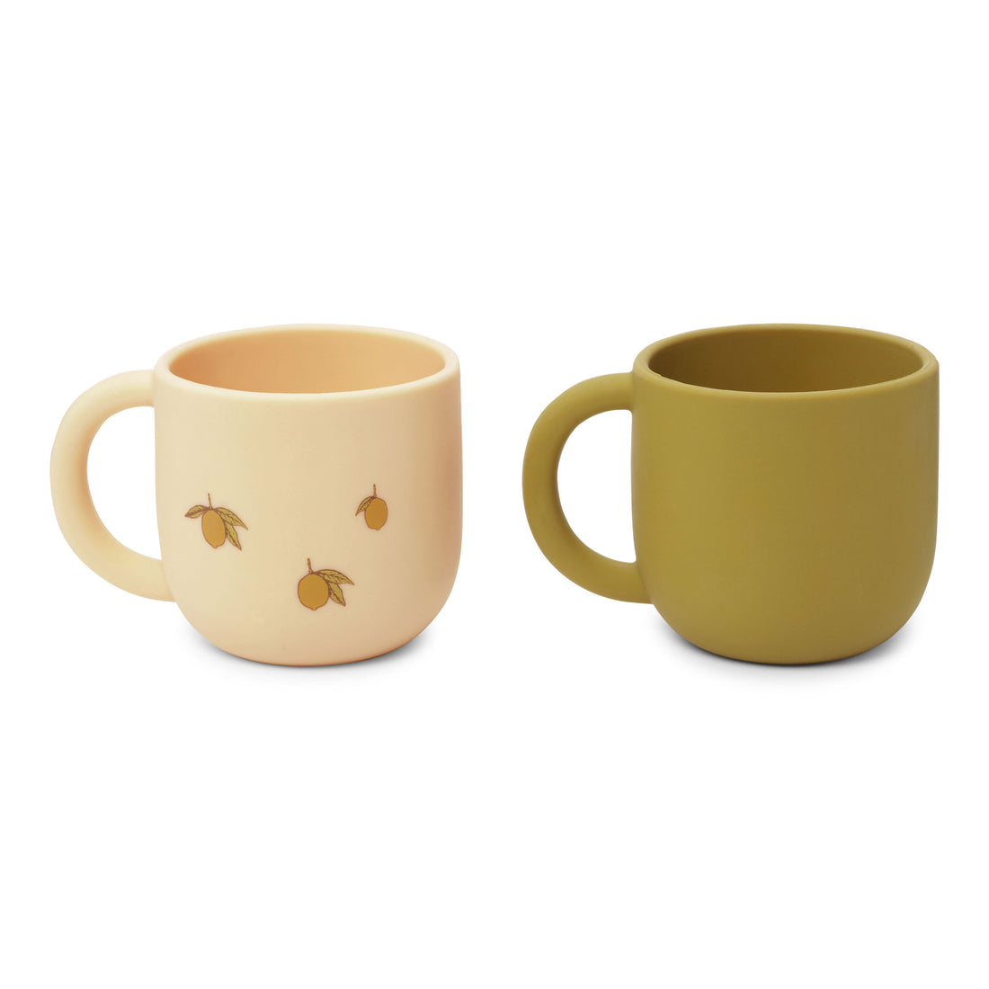 Konges Slojd Lemon 2 Pack Silicone Cup Set
