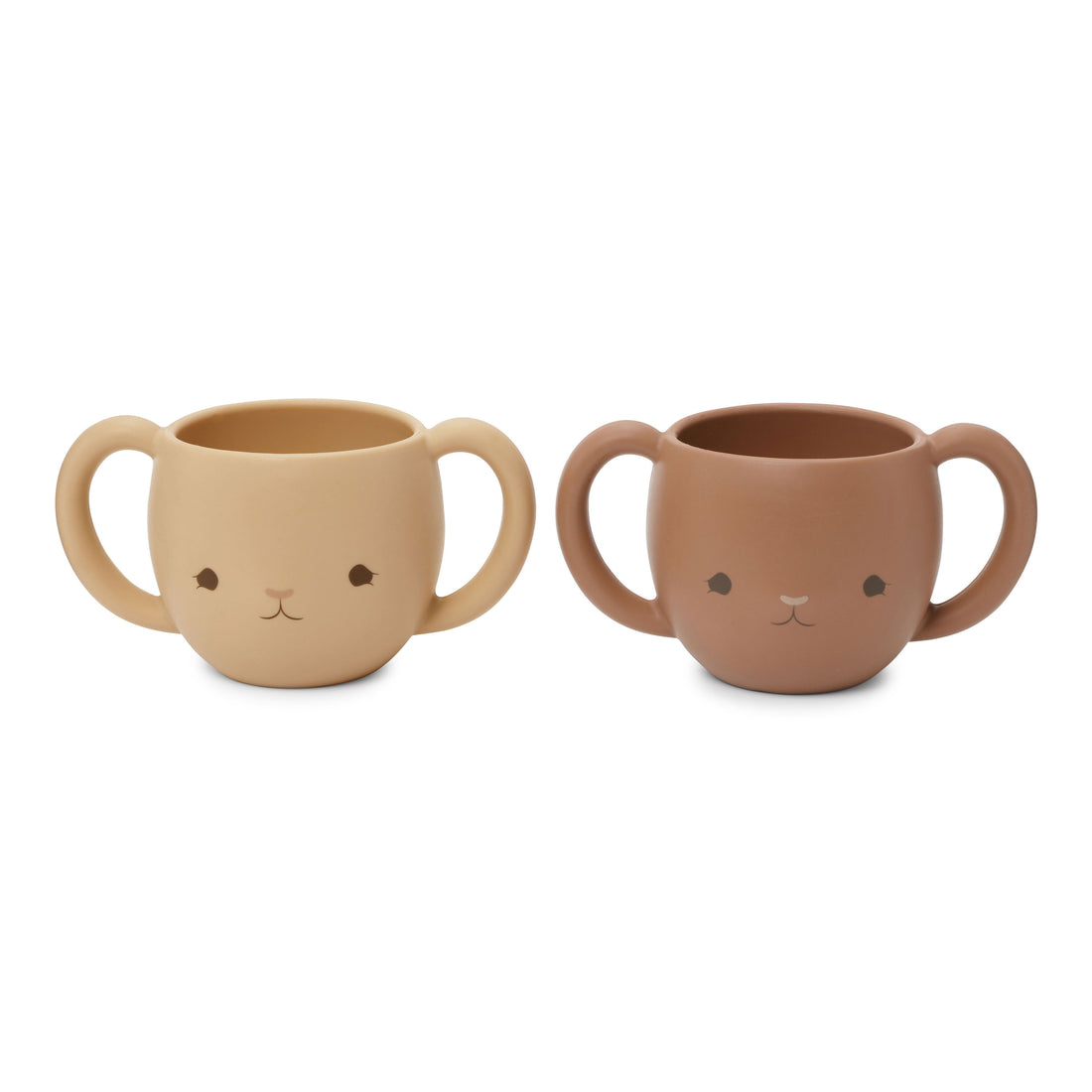 Konges Slojd Copper Brown/Rose Sand 2 Pack Cutie Cups
