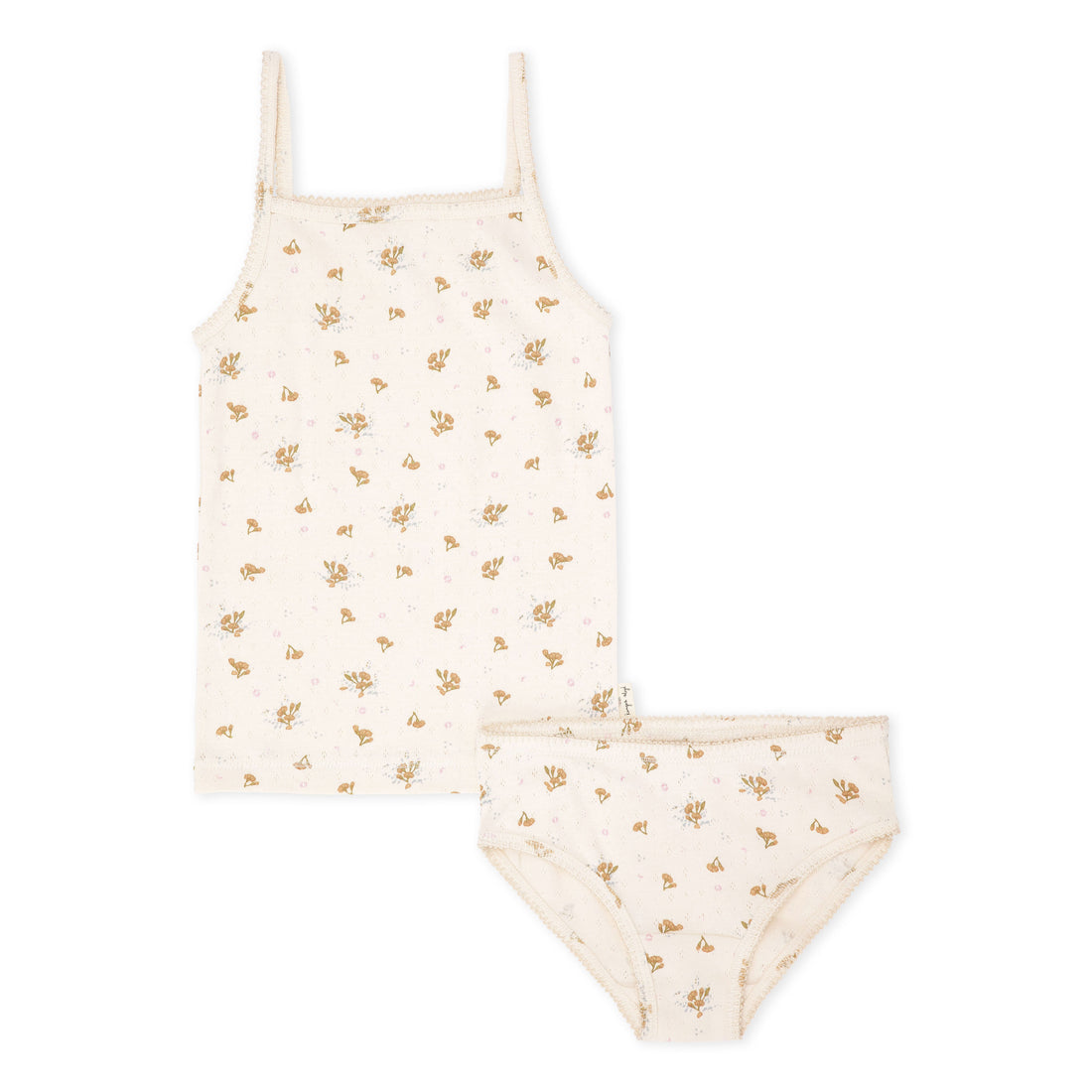 Konges Slojd Pluie De Fleur Yellow Minnie Underwear Gots