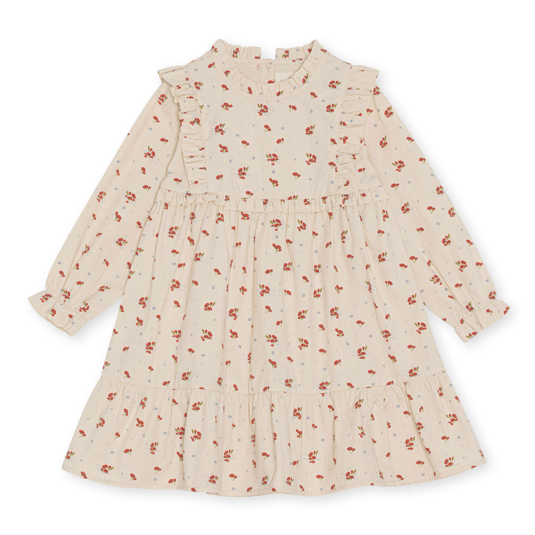 Konges Slojd Pluie De Fleur Red Como Dress Gots