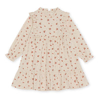 Konges Slojd Pluie De Fleur Red Como Dress Gots