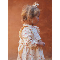 Konges Slojd Pluie De Fleur Red Como Dress Gots