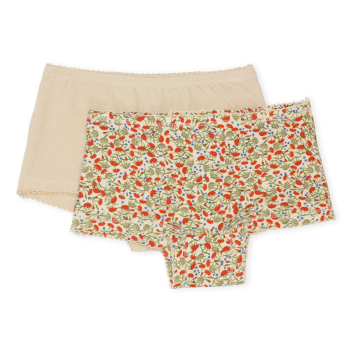 Konges Slojd Carnations/Sun Kiss Basic 2 Pack Girl Hipster Gots