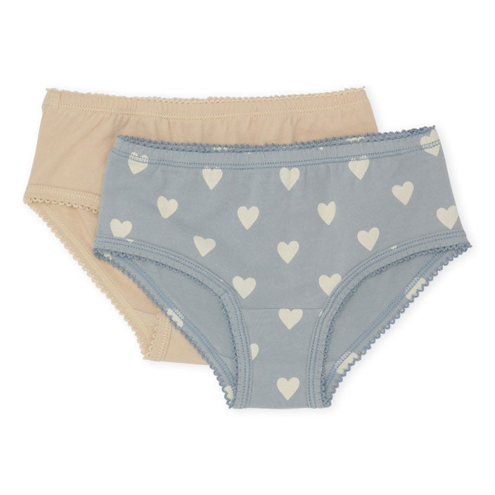 Konges Slojd Aisuru/Sand Basic 2 Pack Girl Underpants Gots