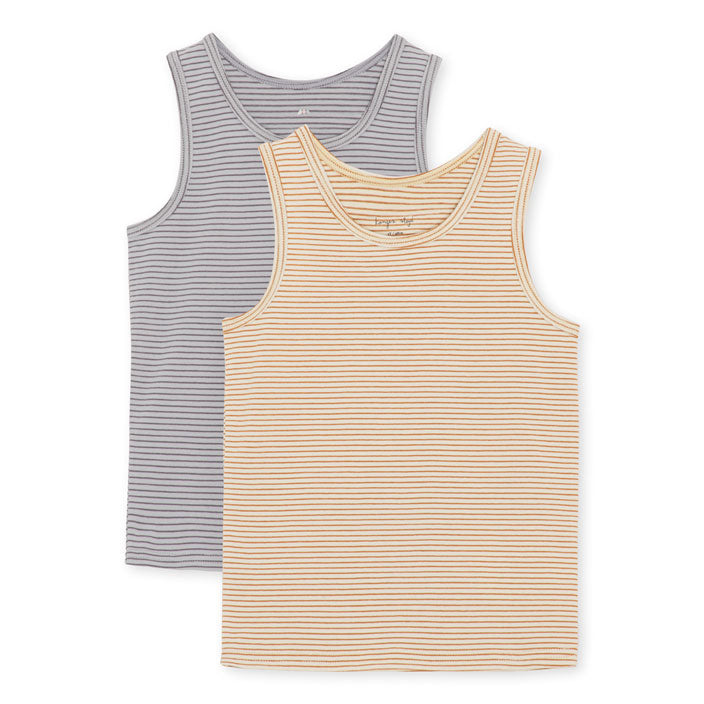 Konges Slojd Stripe Mix Basic 2 Pack Tanktop Gots