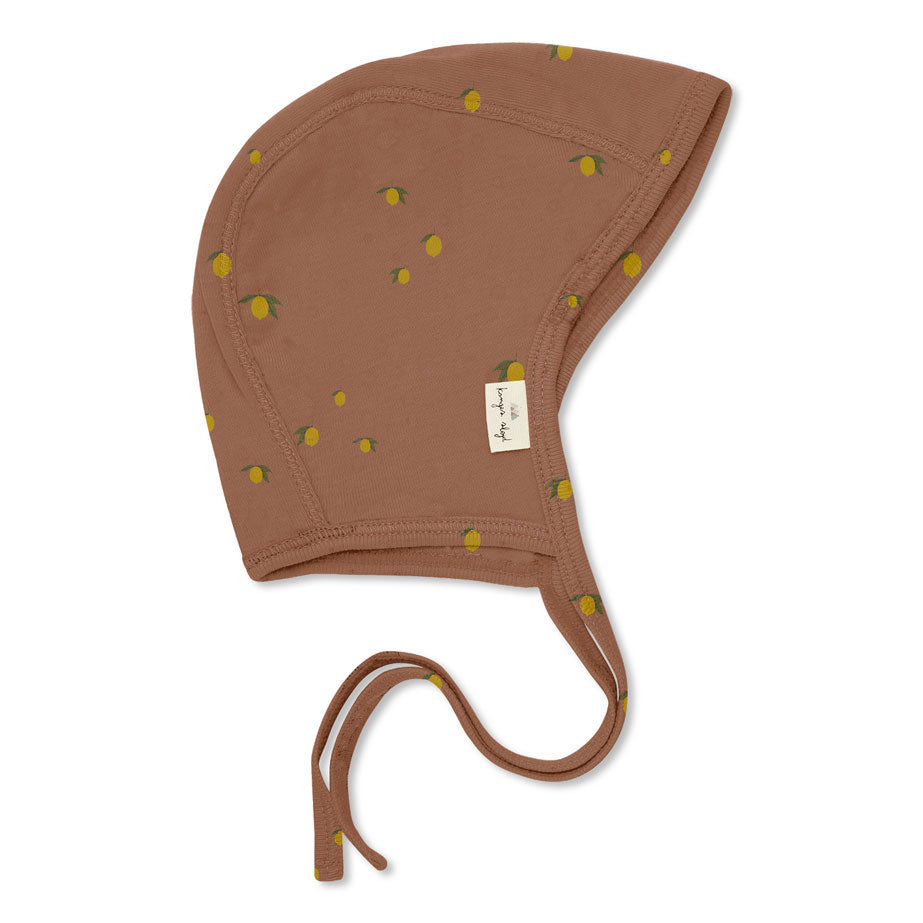 Konges Slojd Lemon Brown Basic Baby Helmet Gots