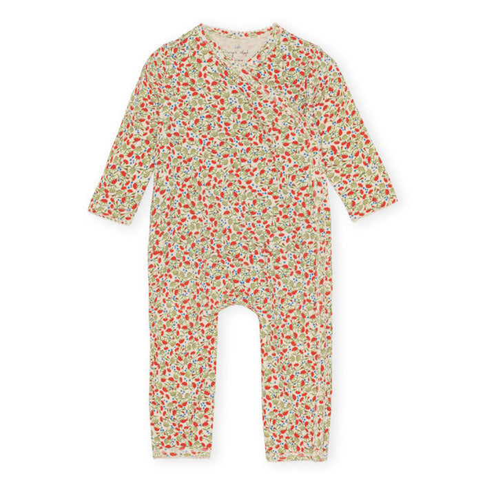 Konges Slojd Carnations Basic Newborn Onesie Gots