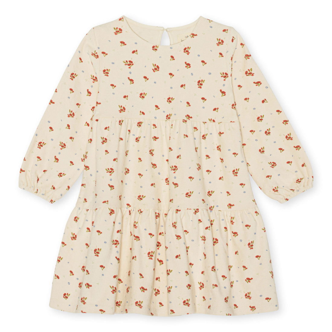 Konges Slojd Pluie De Fleur Red Itty Dress Gots