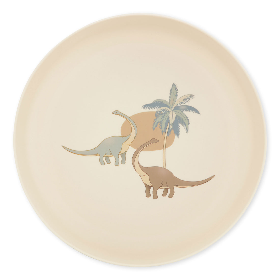 Konges Slojd Lemon/Dino 2 Pack Plate