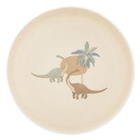 Konges Slojd Lemon/Dino 2 Pack Plate