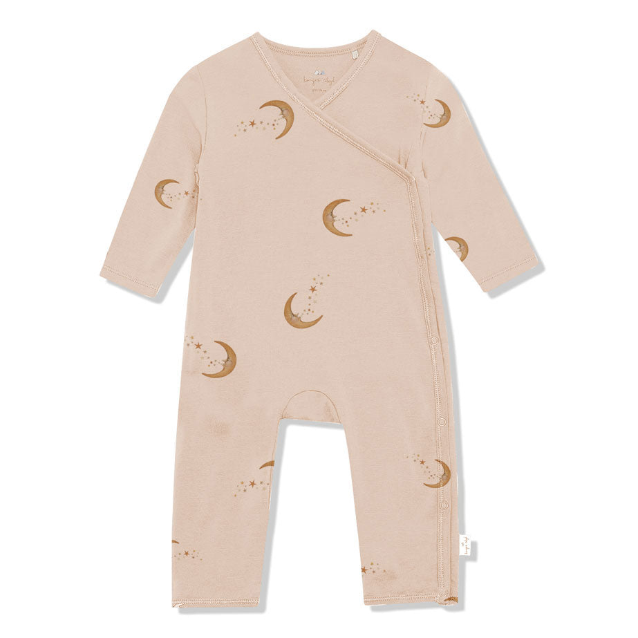 Konges Slojd Moon Blush Classic Newborn Onesie Gots