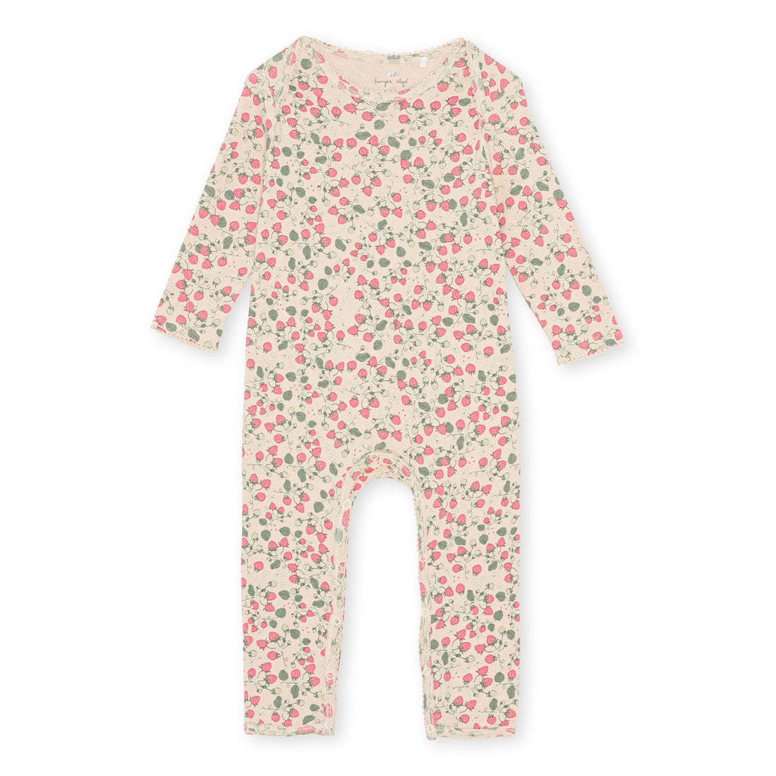Konges Slojd Strawberry Fields Classic Onesie Gots