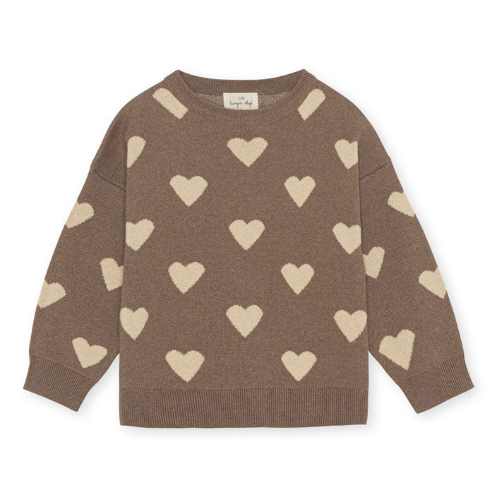 Konges Slojd Bunny Brown Melange Lapis Knit Sweater