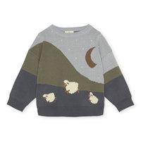 Konges Slojd Quarry Sheep Lapis Knit Blouse