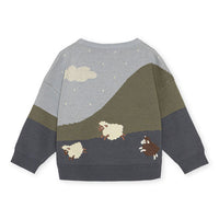 Konges Slojd Quarry Sheep Lapis Knit Blouse