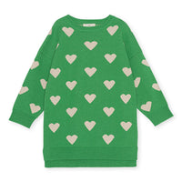 Konges Slojd Medium Green Heart Lapis Dress