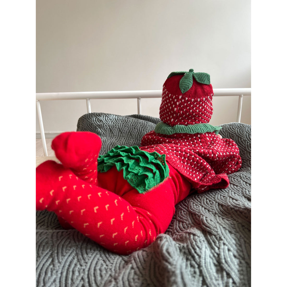 Konges Slojd Mulled Basil Pointelle Blanket