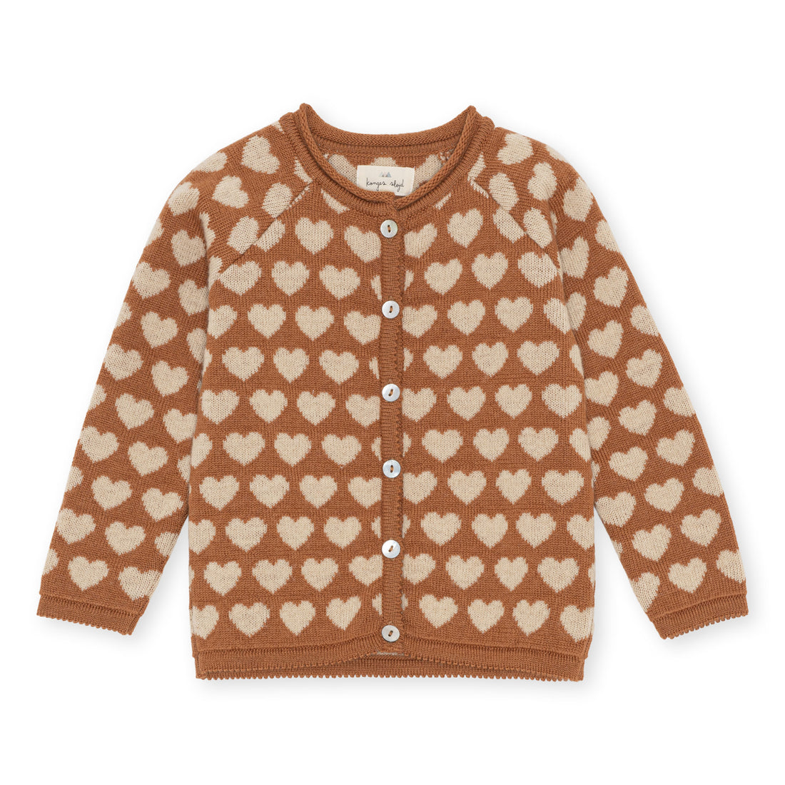 Konges Slojd Leather Brown Elli Cardigan