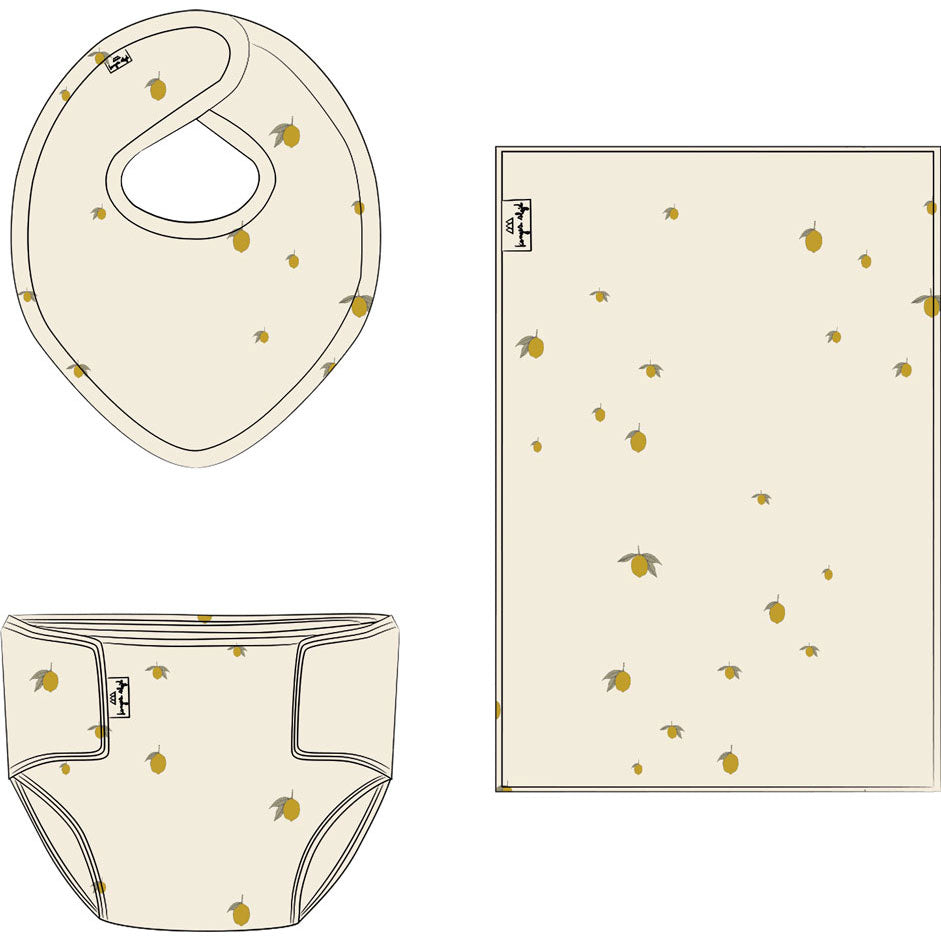 Konges Slojd Lemon Doll Nursery Set