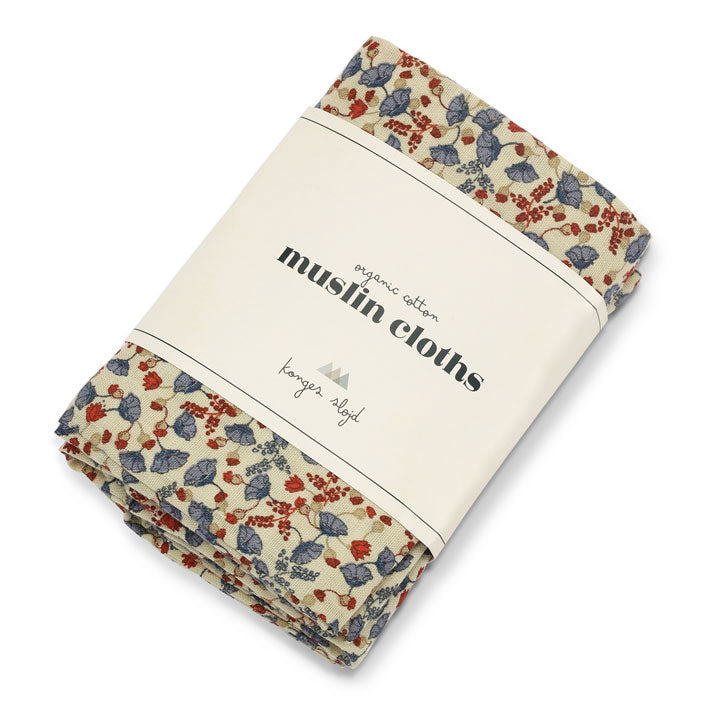Konges Slojd Marche De Fleur 3 Pack Muslin Cloth