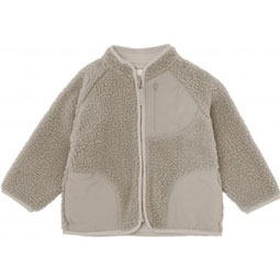 Konges Slojd Silver Beige Teddy Cardigan