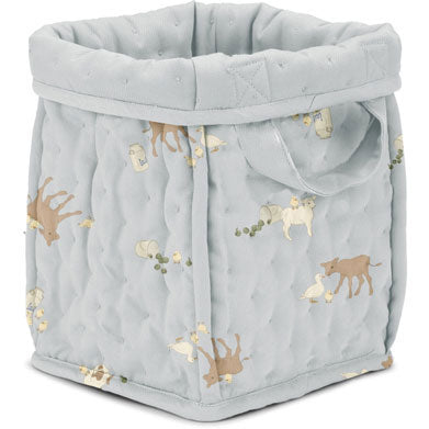 Konges Slojd Farm Blue Big Quilted Box