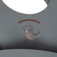 Konges Slojd Dansosaurus 2 Pack Silicone Bibs