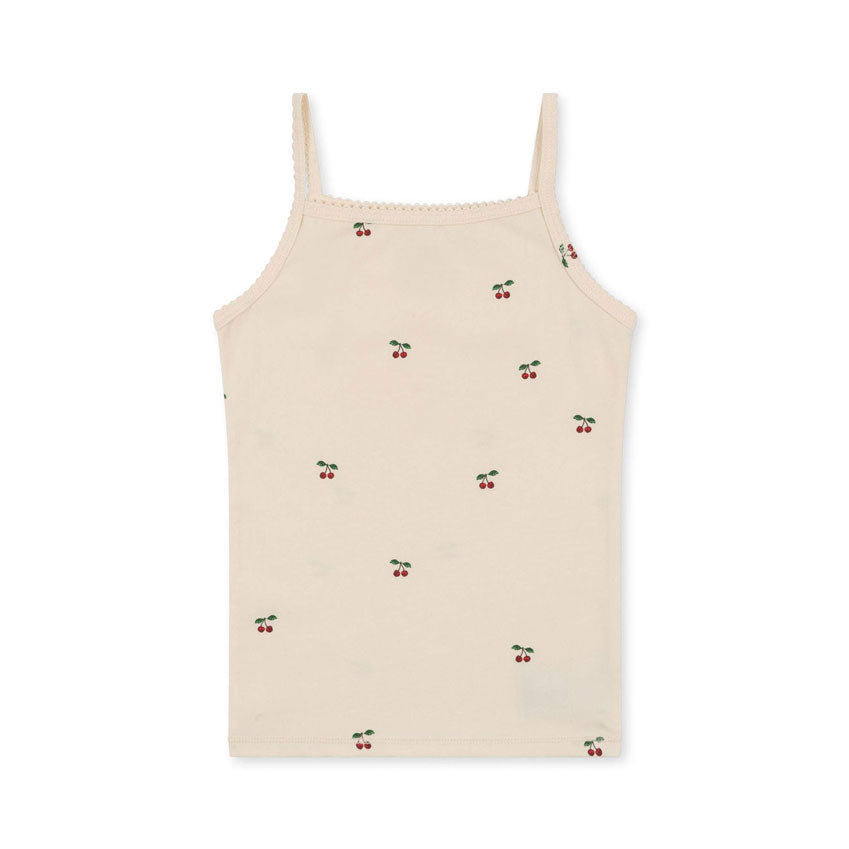 Konges Slojd Cherry/ Toasted Almond Basic 2 Pack Strap Top Gots