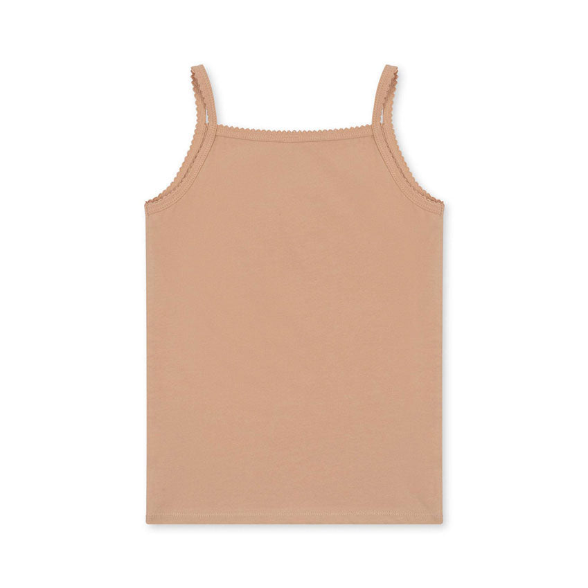 Konges Slojd Cherry/ Toasted Almond Basic 2 Pack Strap Top Gots