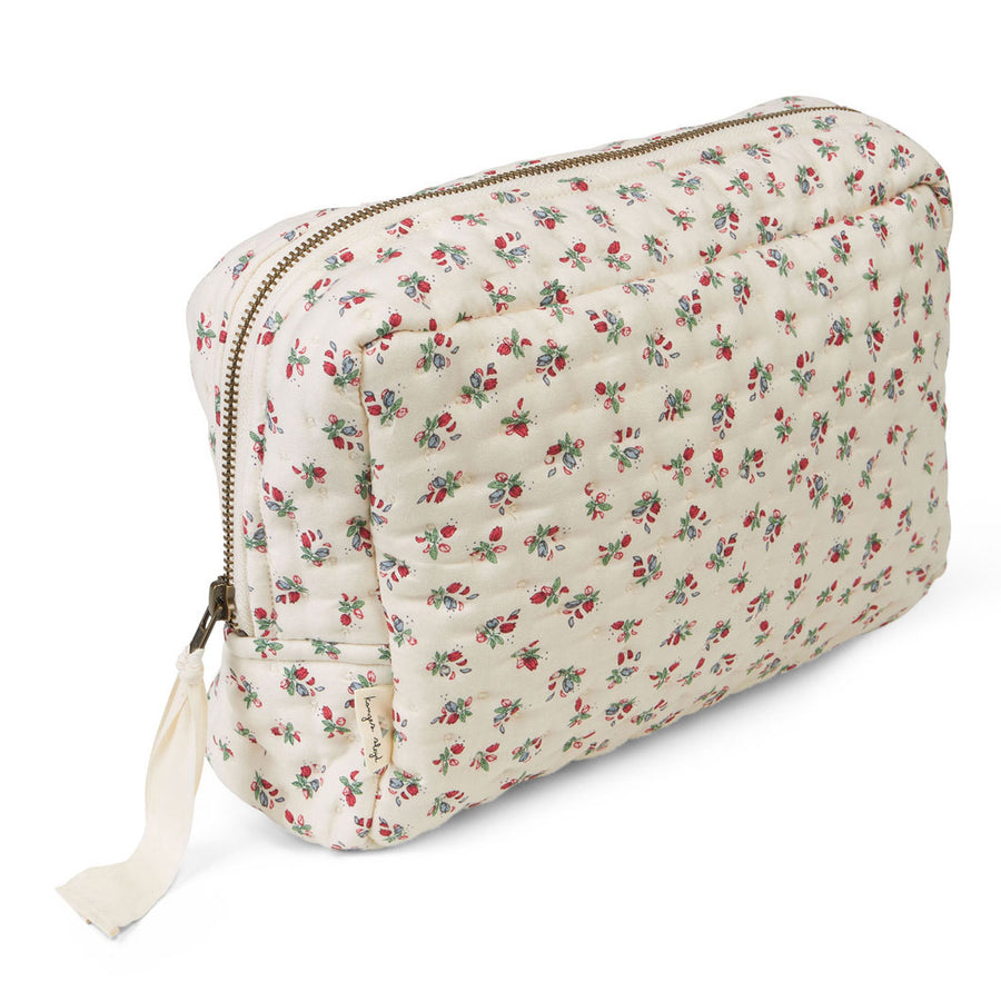 Konges Slojd Fleur Tricolore Big Quilted Toiletry Bag