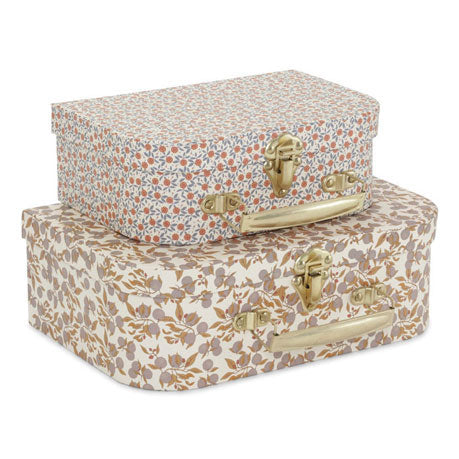 Konges Slojd Orangerie Bleu/Fleur De Glace 2 Pack Suitcase