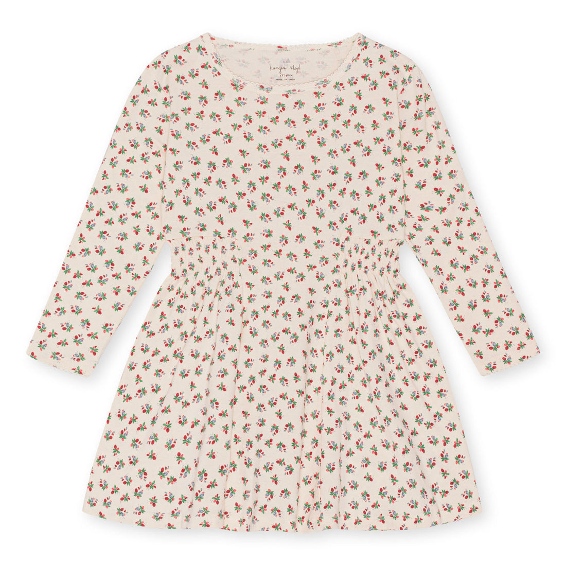 Konges Slojd Fleur Tricolore Classic Dress Gots