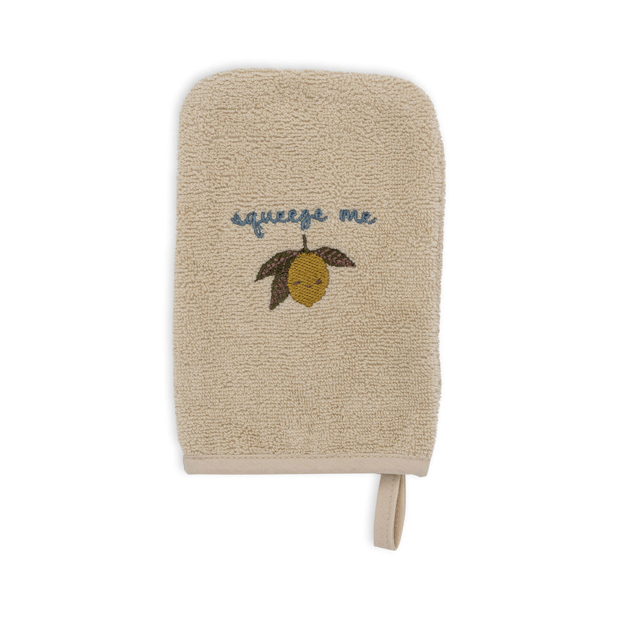 Konges Slojd Lemon 3 Pack Washcloth Embroidery