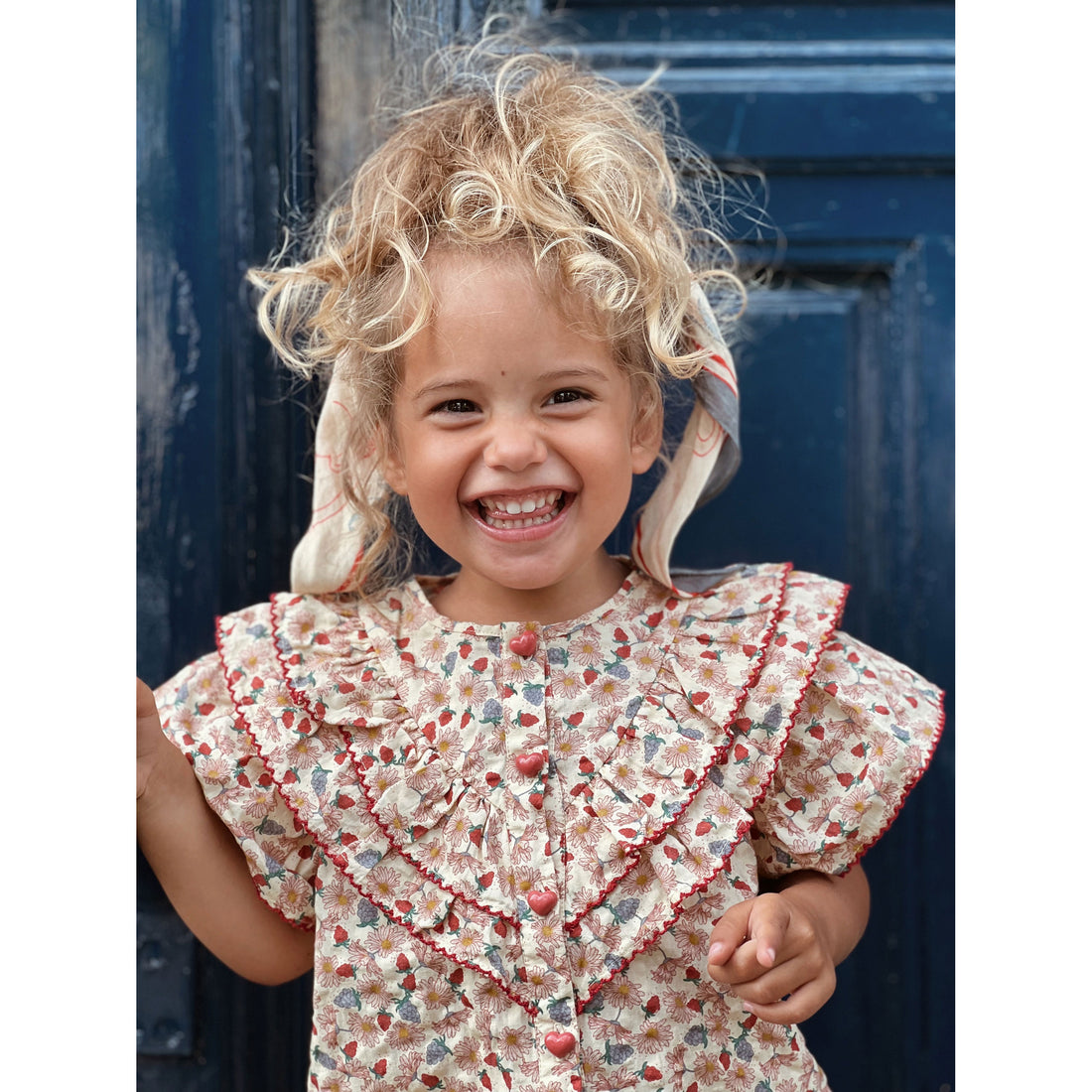 Konges Slojd Marguerit Kim Frill Ss Shirt