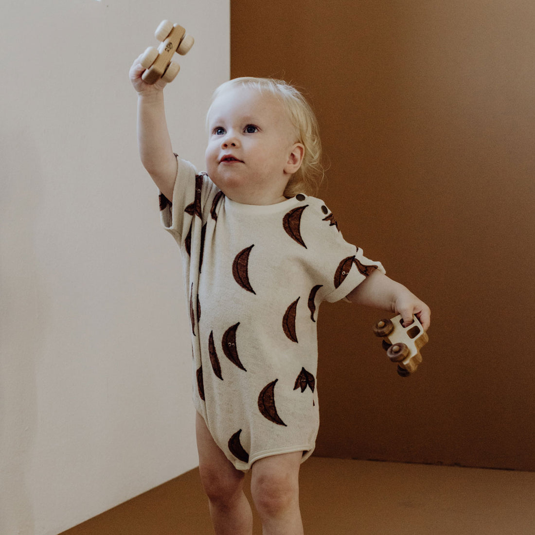 Kidwild Banana AOP Organic Bodysuit