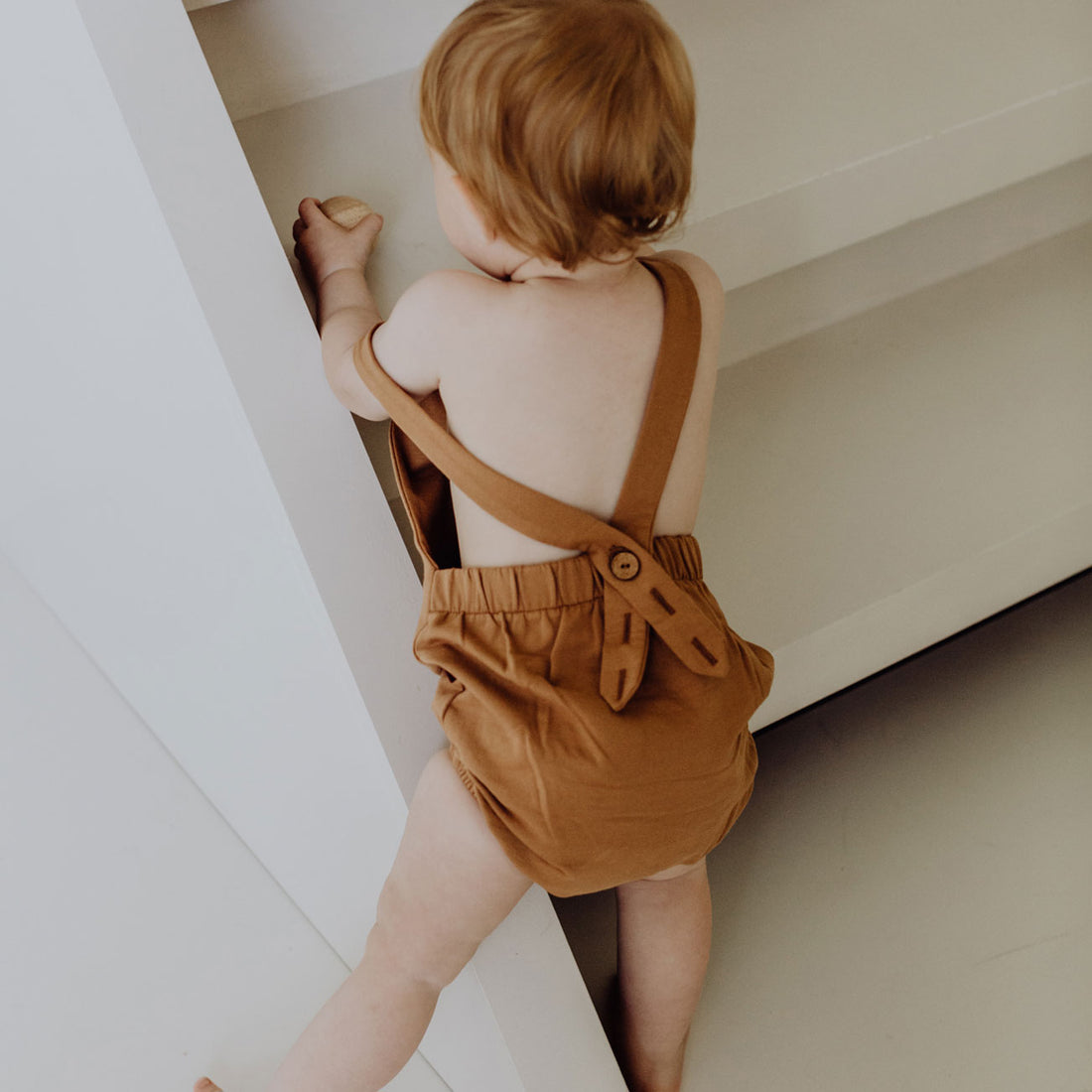 Kidwild Fawn Organic Strap Romper