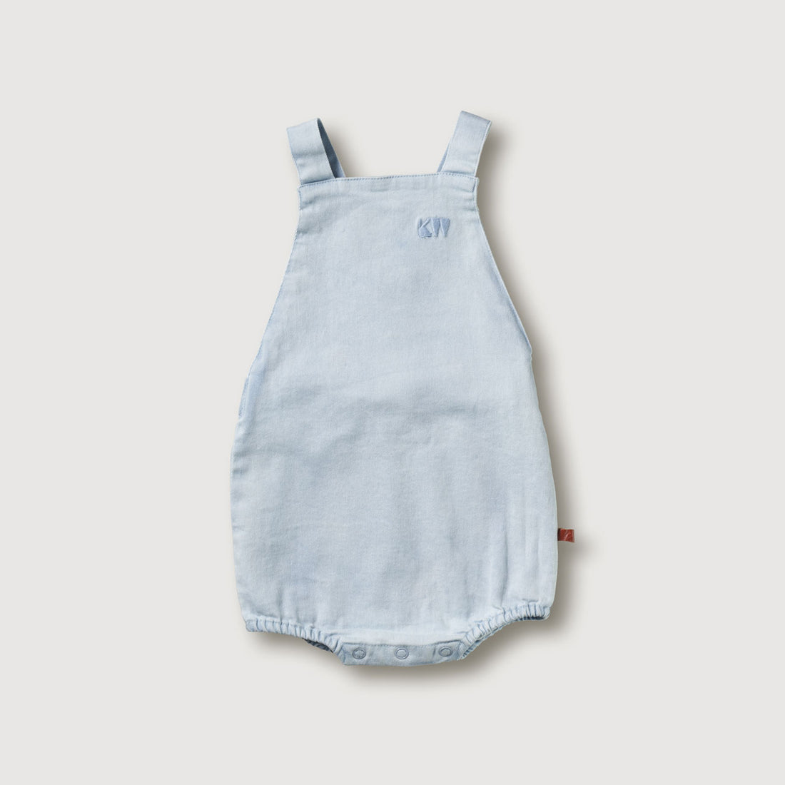 Kidwild Denim Organic Strap Romper