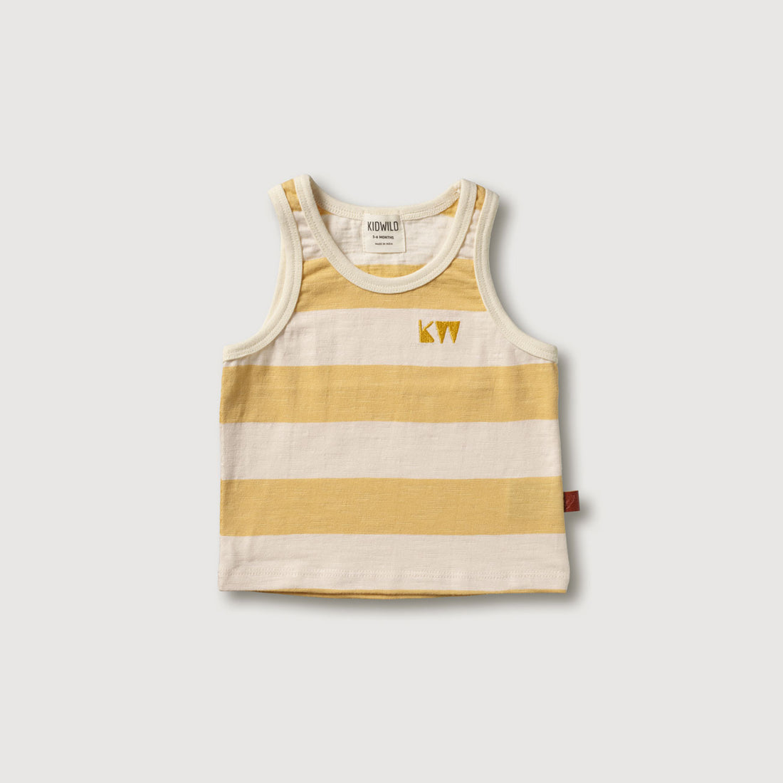 Kidwild Yellow Stripe Organic Tank