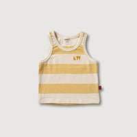 Kidwild Yellow Stripe Organic Tank