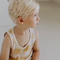 Kidwild Yellow Stripe Organic Tank