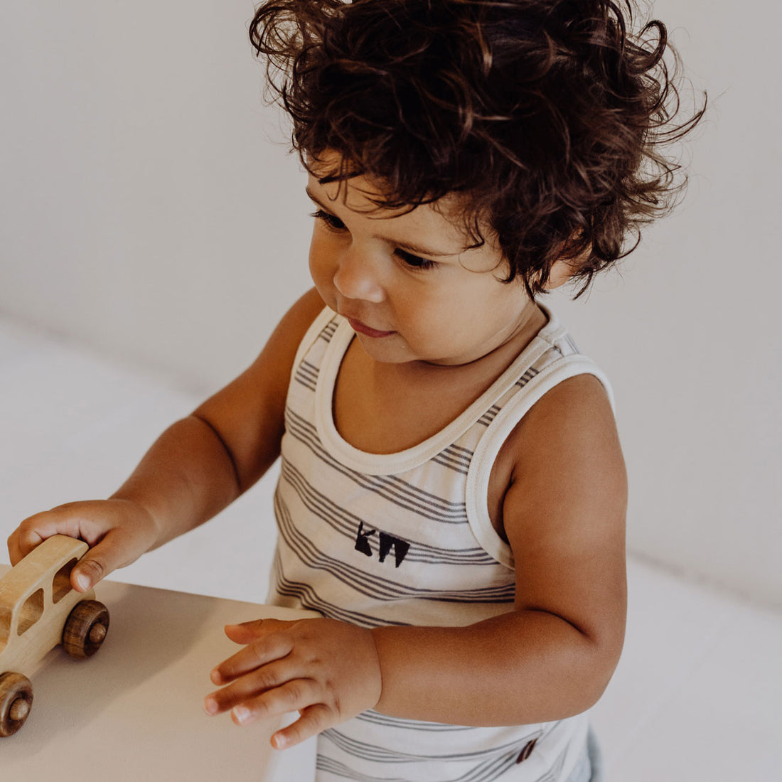 Kidwild Mist Stripe Organic Tank