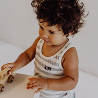 Kidwild Mist Stripe Organic Tank