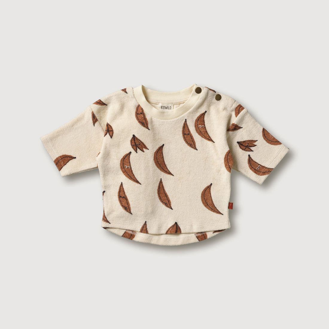Kidwild Banana AOP Organic Boxy Sweatshirt
