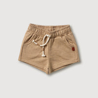 Kidwild Almond Melange Organic Shorts