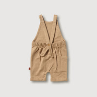Kidwild Almond Melange Organic Overalls