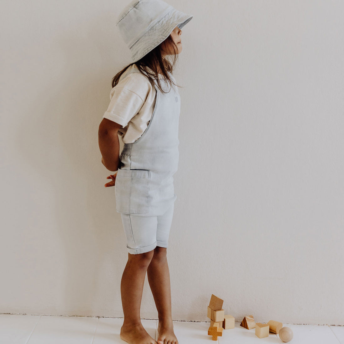 Kidwild Denim Organic Overalls